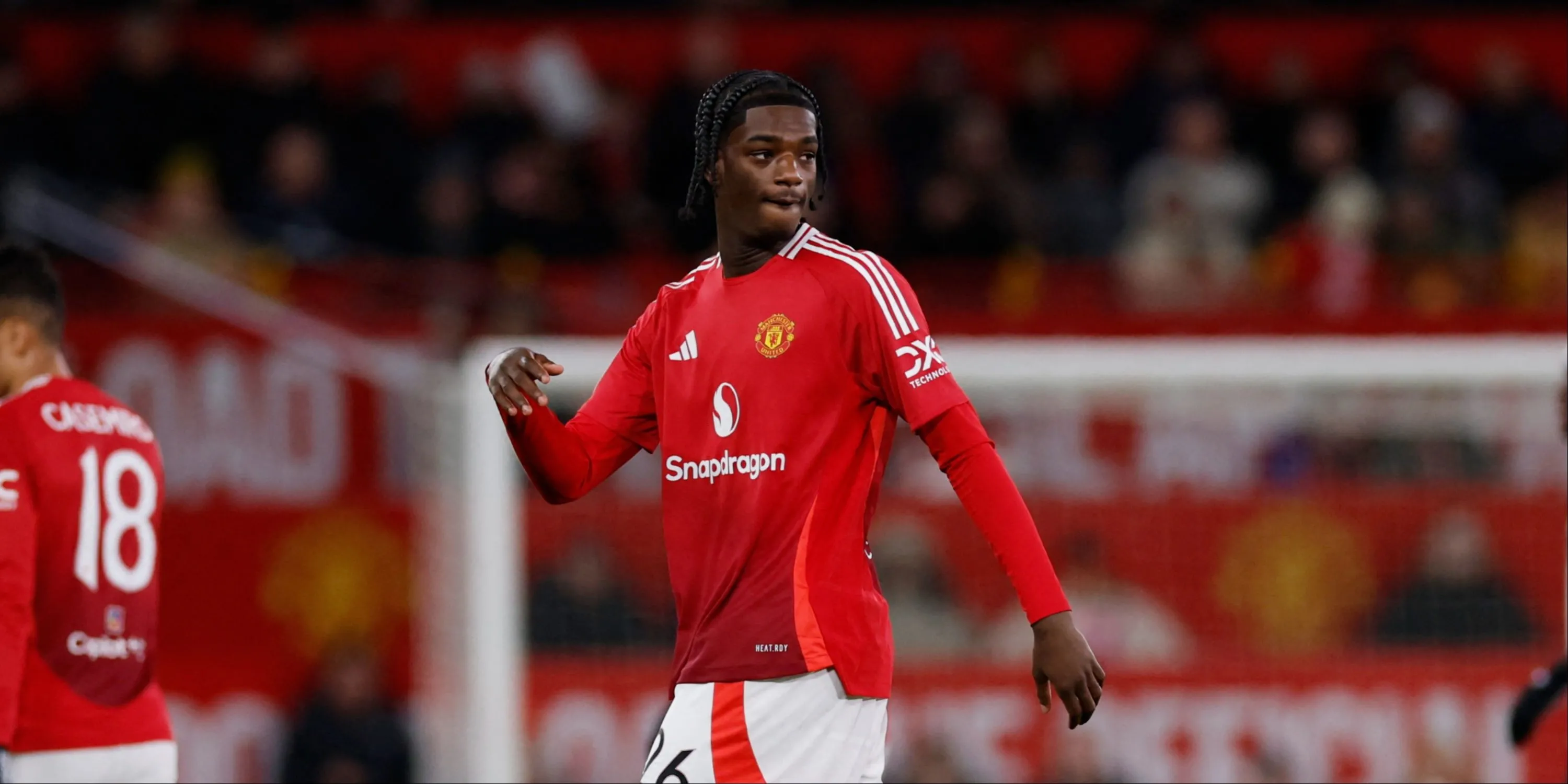 Ayden Heaven thi đấu cho đội trẻ Manchester United