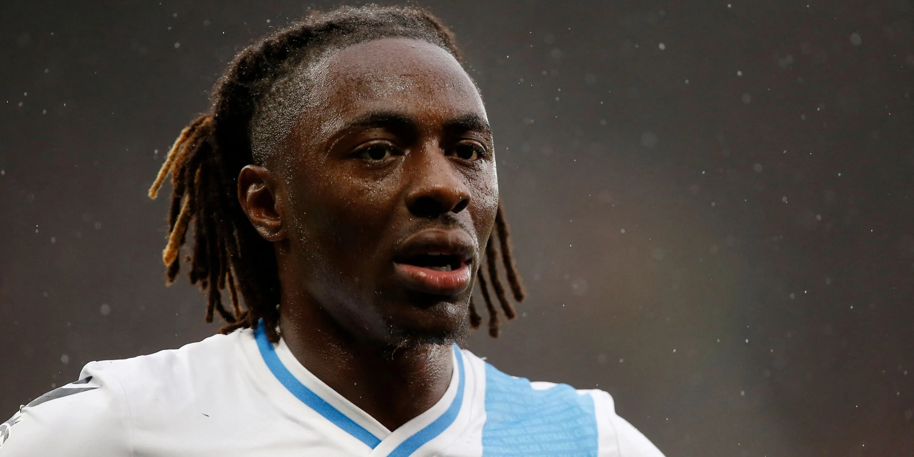 Crystal Palace attacking midfielder Eberechi Eze on the pitch