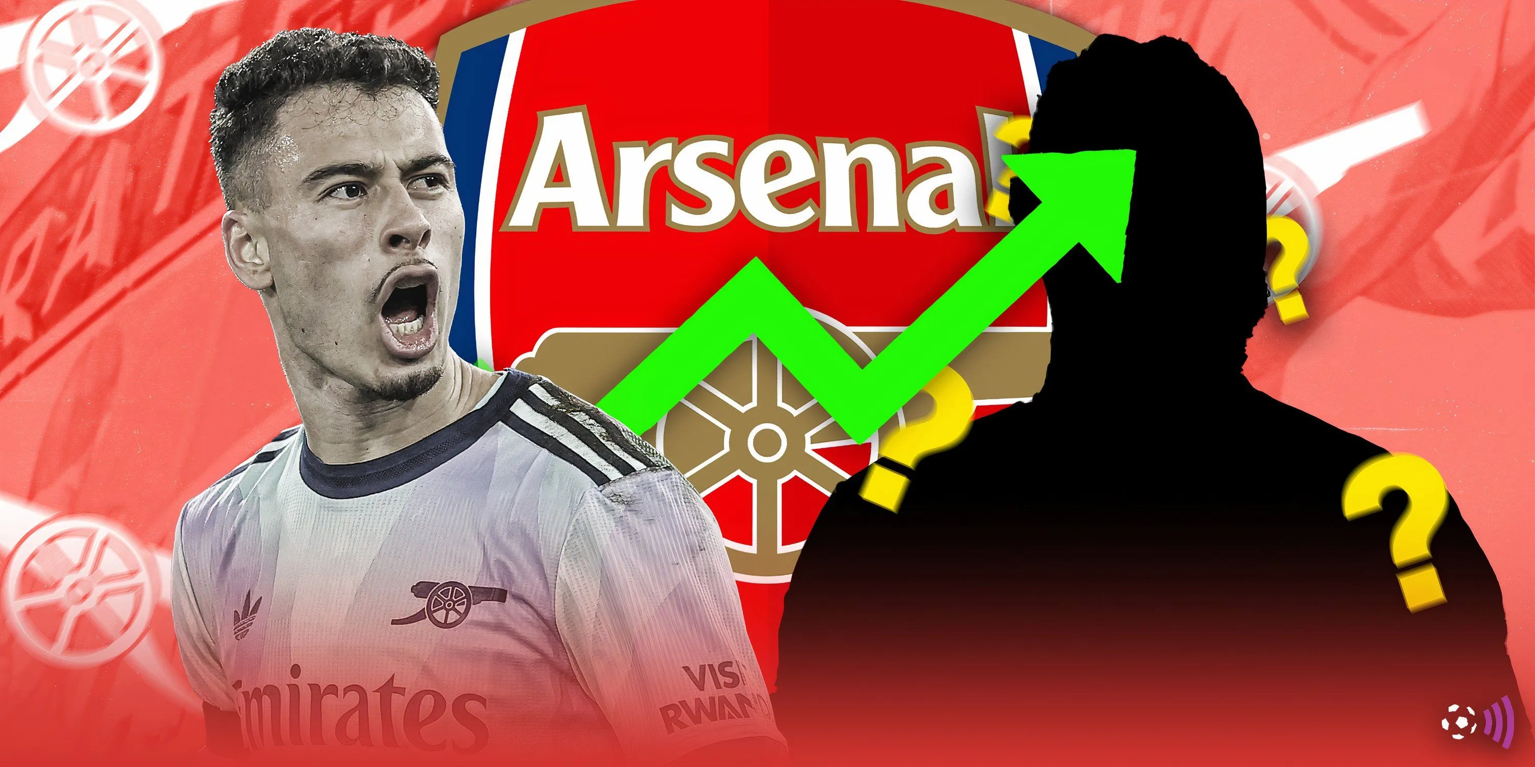 Gabriel Martinelli của Arsenal trong một pha tranh chấp, minh họa cho nhu cầu bổ sung nhân sự hàng công