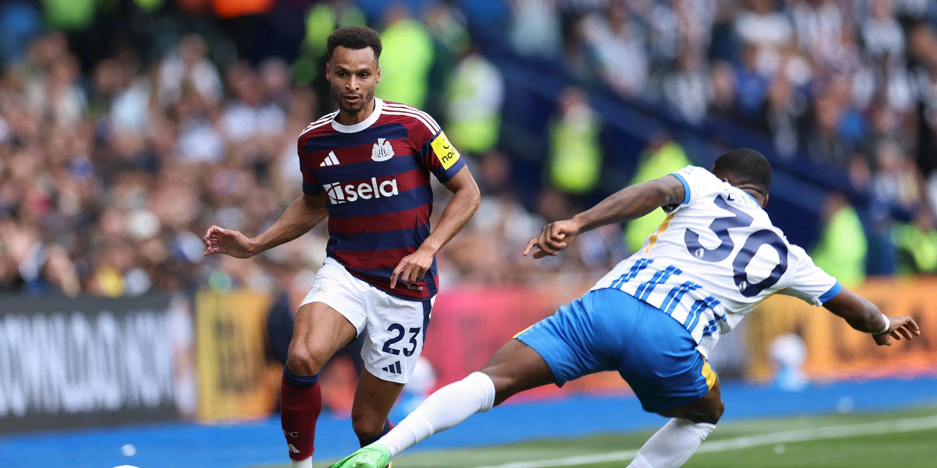 Jacob Murphy thi đấu mờ nhạt trong màu áo Newcastle trước Brighton