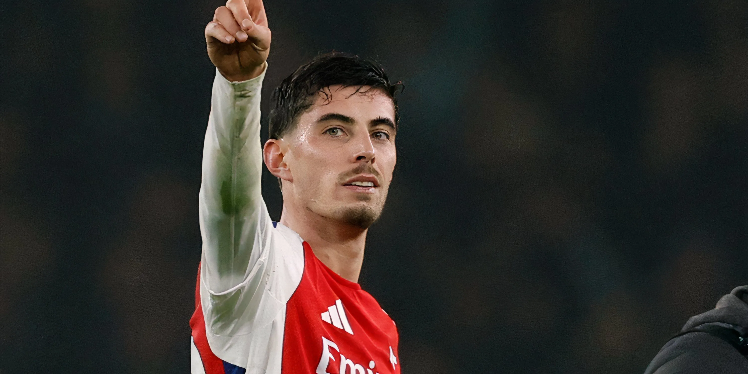 Kai Havertz ăn mừng bàn thắng cho Arsenal