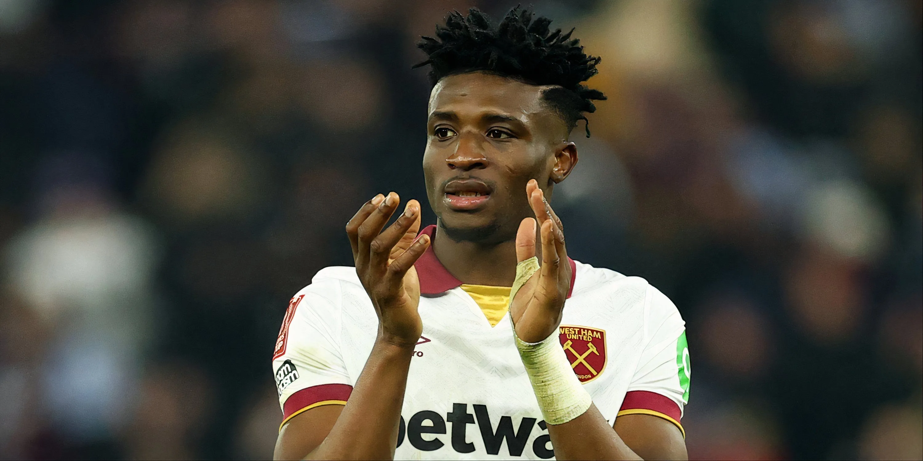 Mohammed Kudus trong màu áo West Ham United
