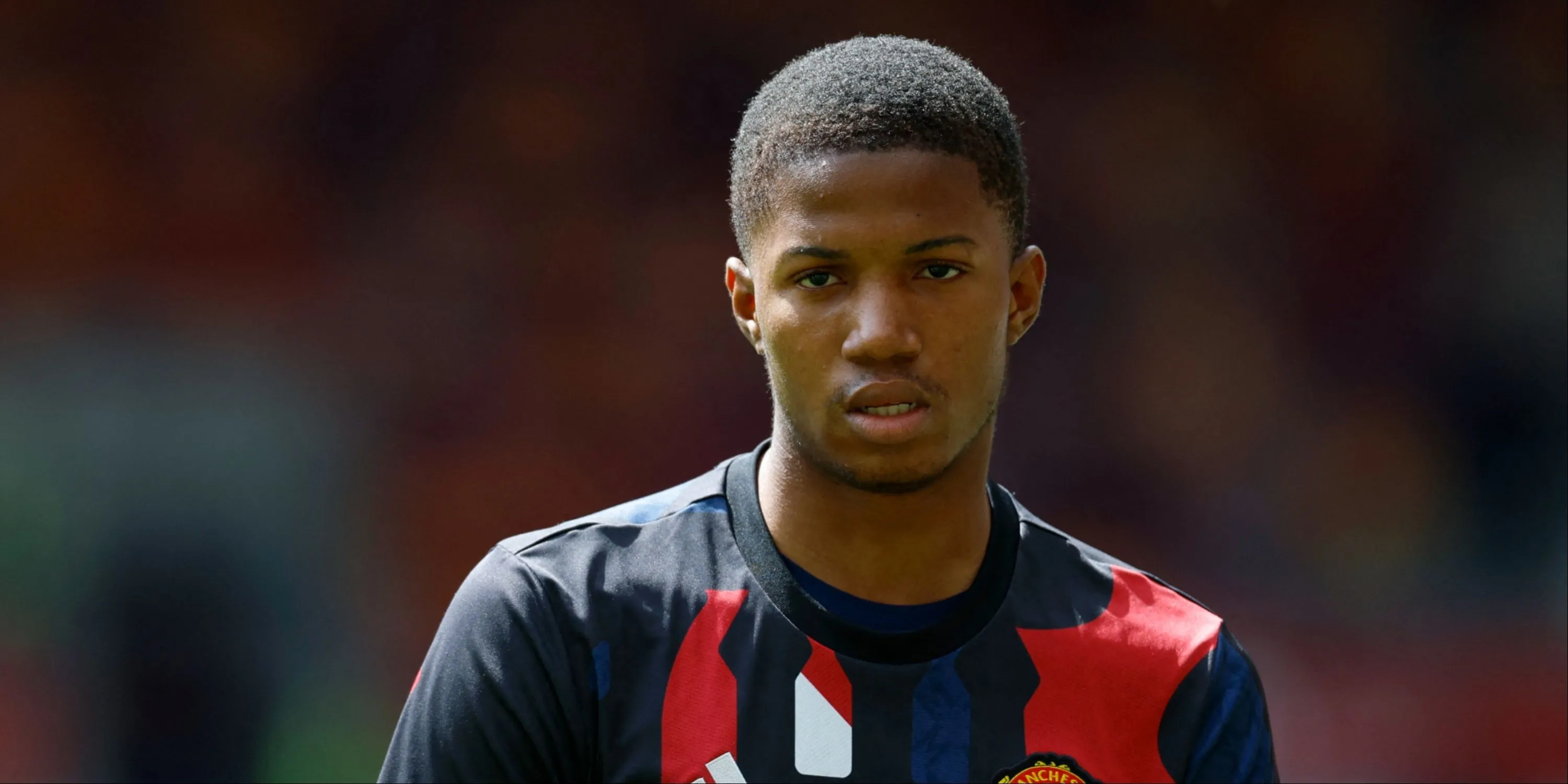 Tiền đạo trẻ Chido Obi trong trận ra mắt Man Utd gặp Brentford