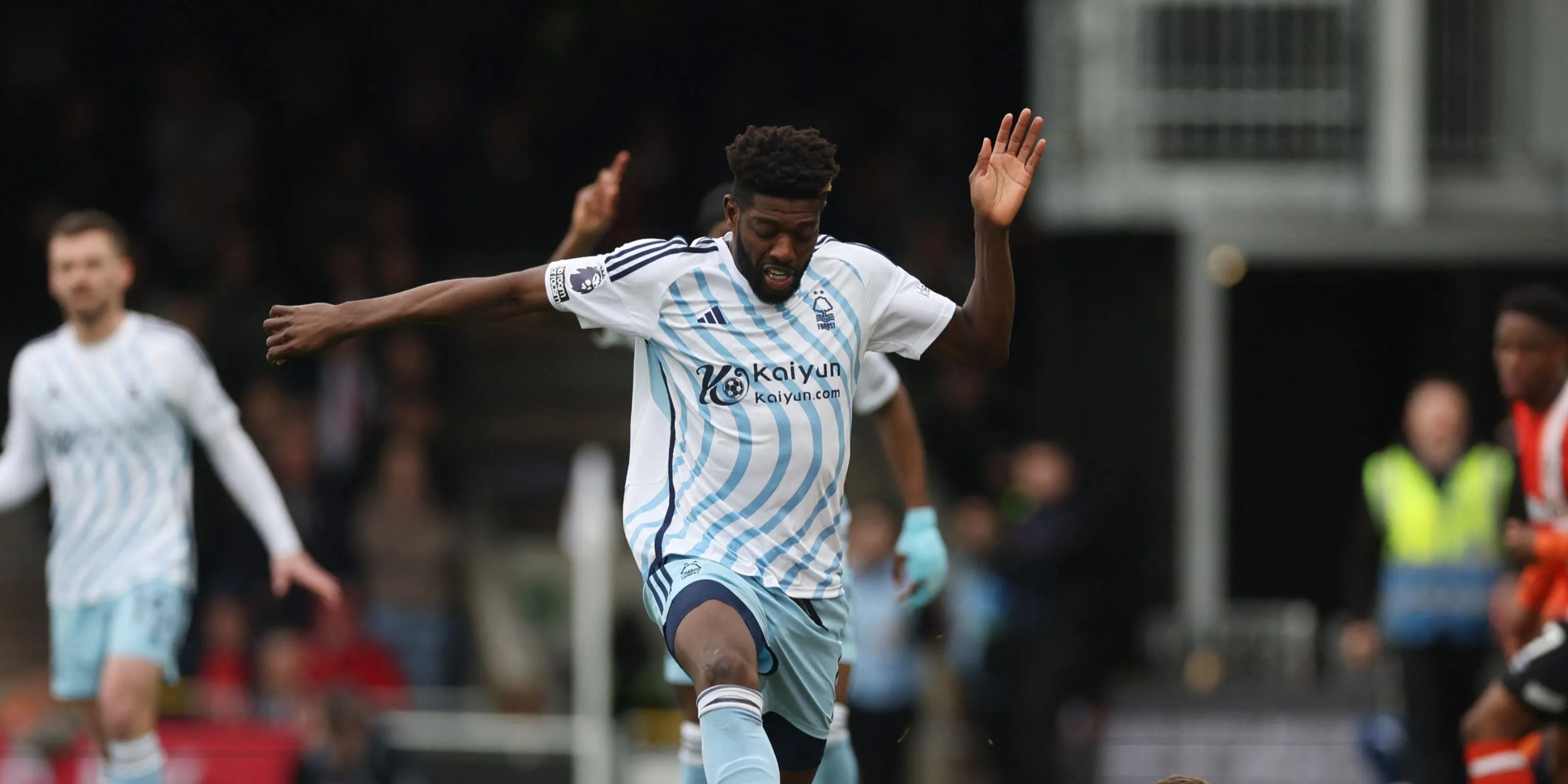 Tiền vệ Ibrahim Sangare trong màu áo Nottingham Forest
