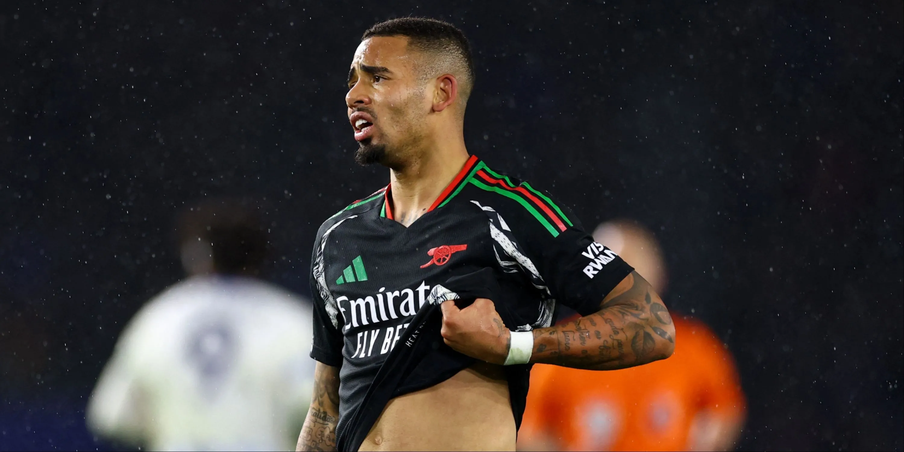 Gabriel Jesus ăn mừng bàn thắng cho Arsenal
