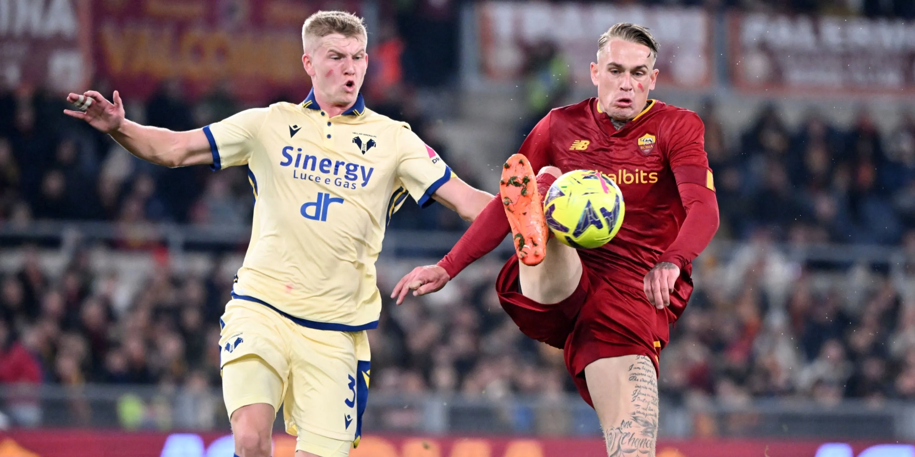Hình ảnh Josh Doig trong màu áo Hellas Verona
