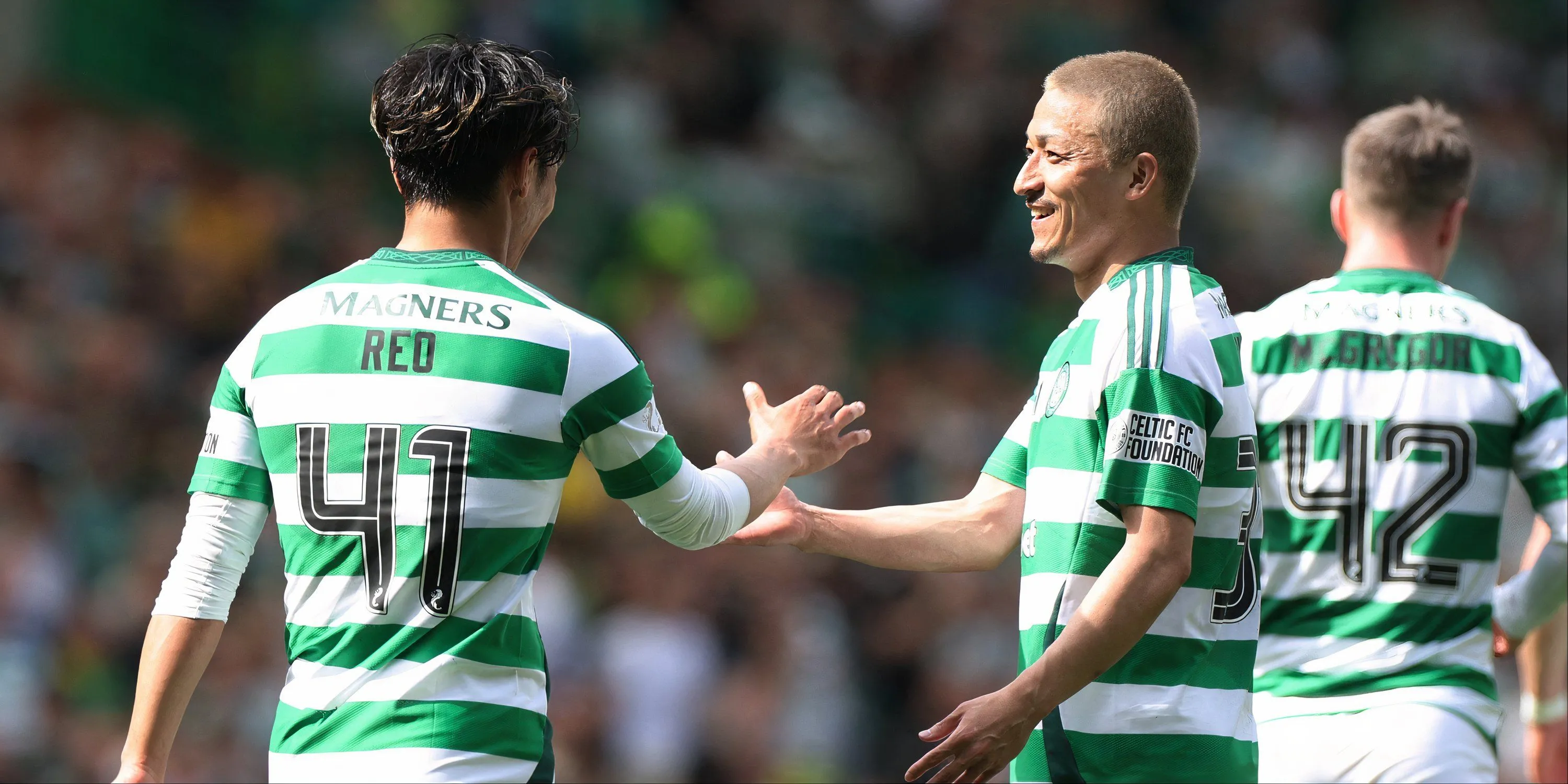 Hai ngôi sao Nhật Bản của Celtic, Daizen Maeda và Reo Hatate, thi đấu tại giải Ngoại hạng Scotland