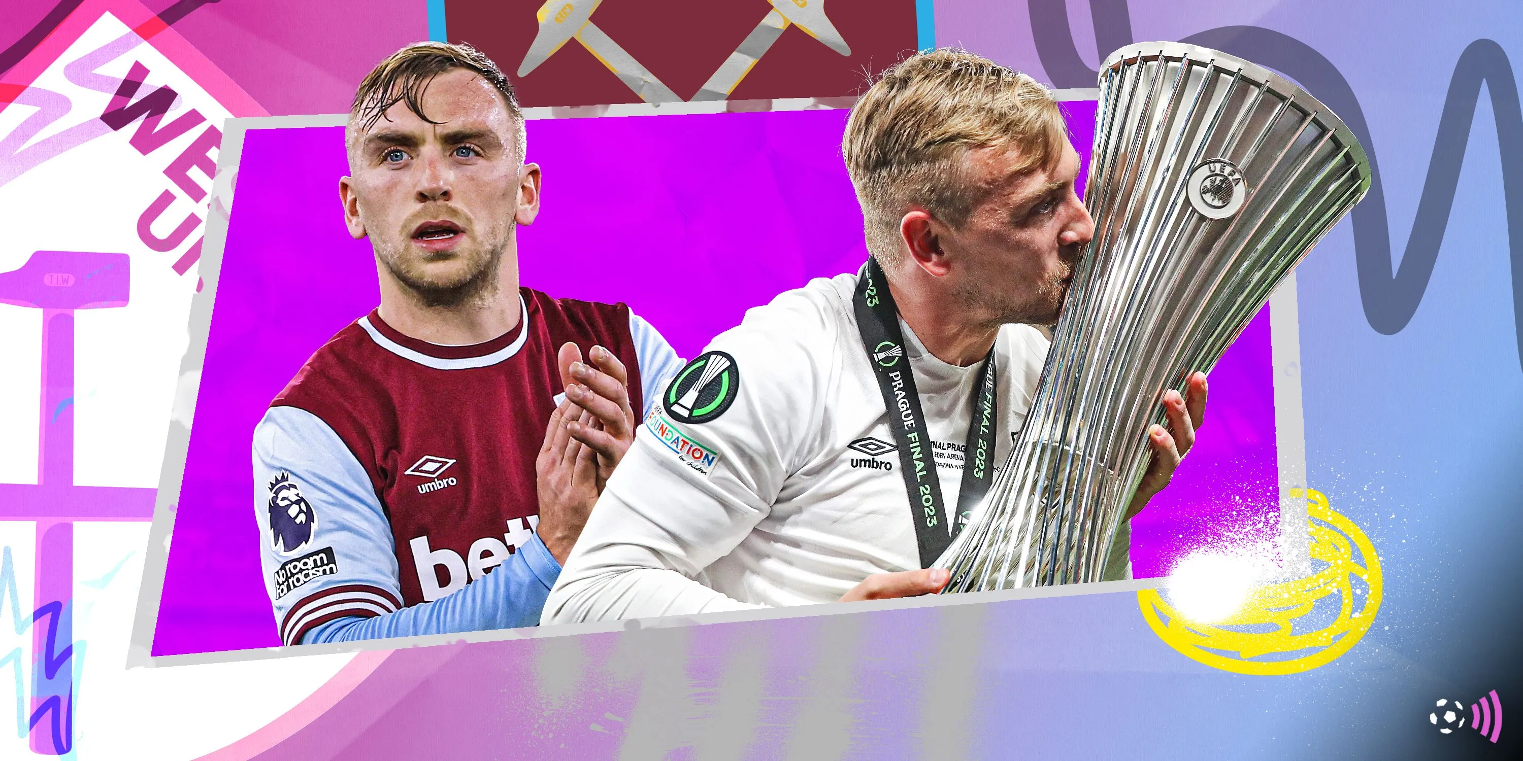 Jarrod Bowen thi đấu ở vị trí sở trường cho West Ham