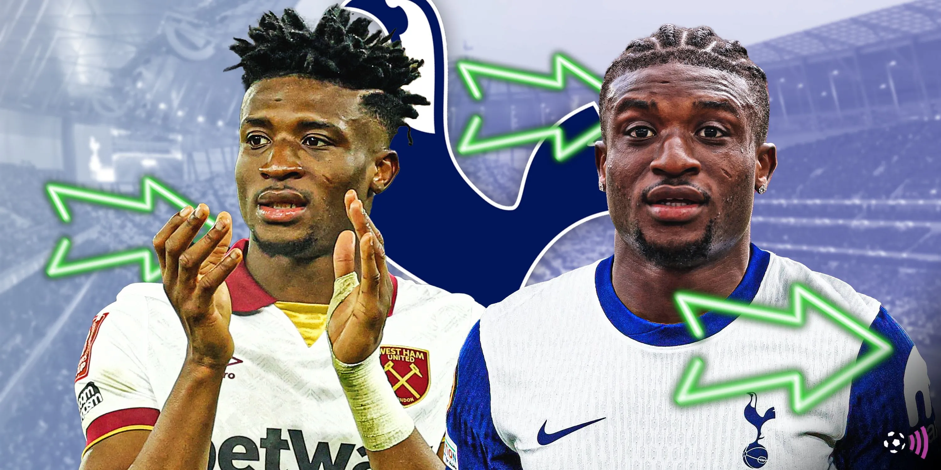 Mohammed Kudus trong màu áo West Ham