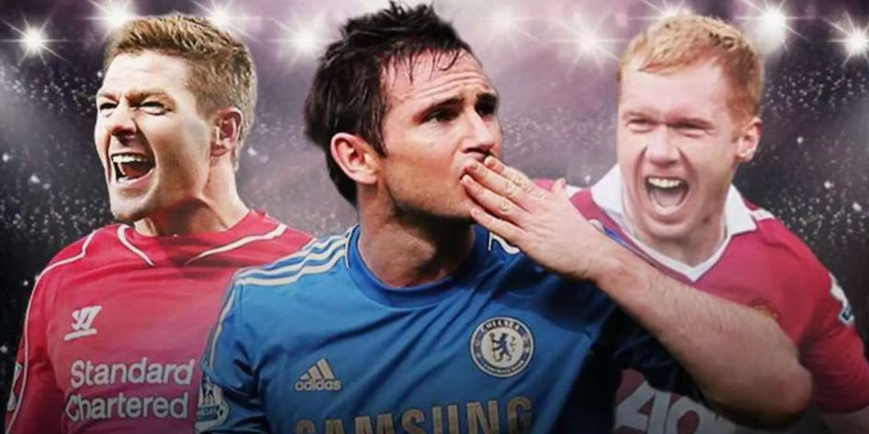 Steven Gerrard, Frank Lampard và Paul Scholes