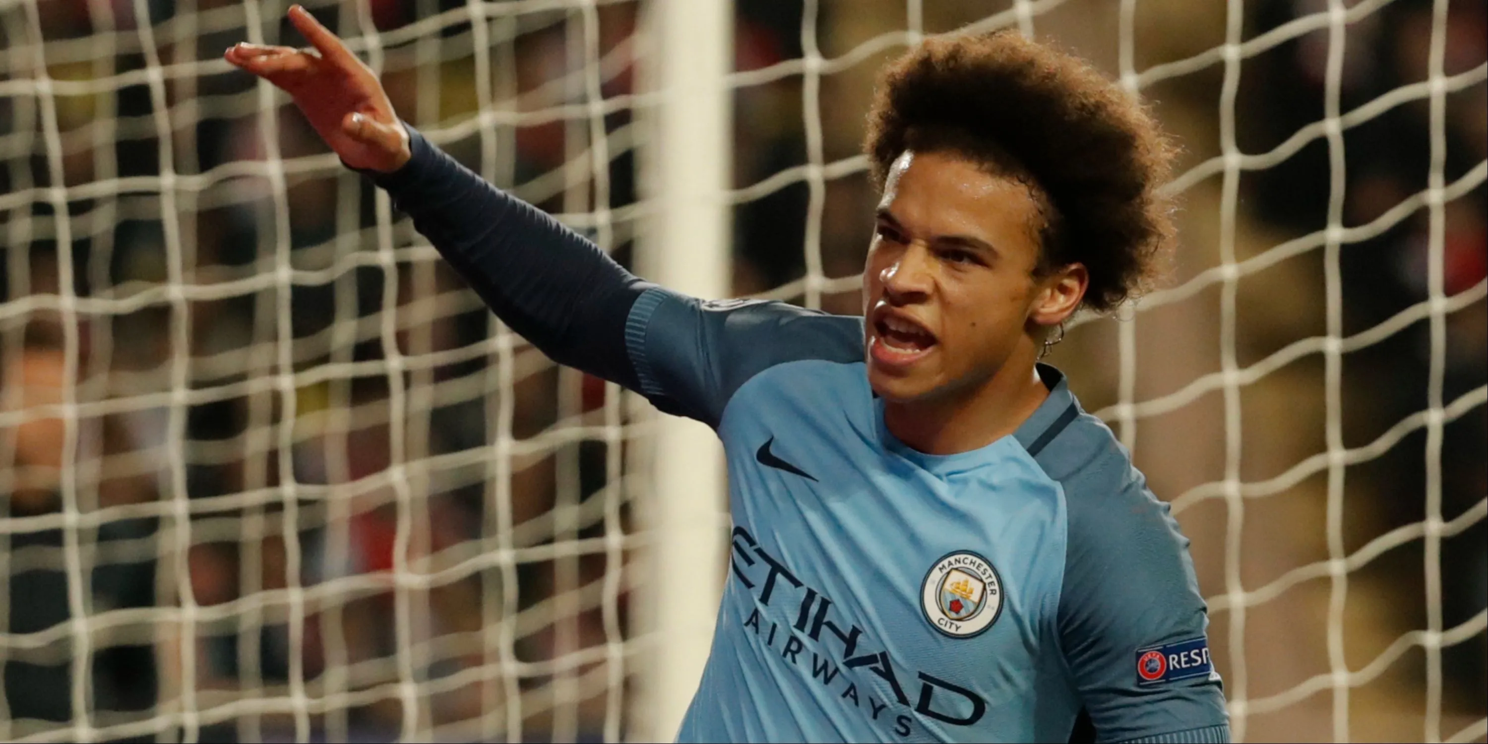 Leroy Sane trong trận đấu cho Manchester City