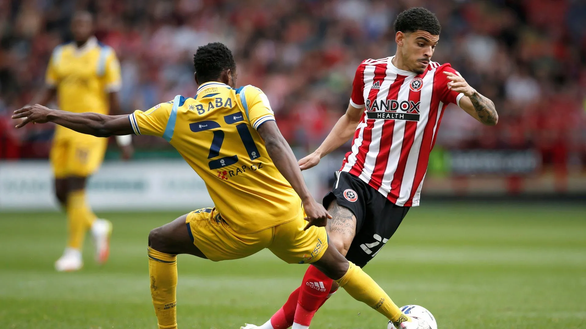 Morgan Gibbs-White thi đấu cho Sheffield United