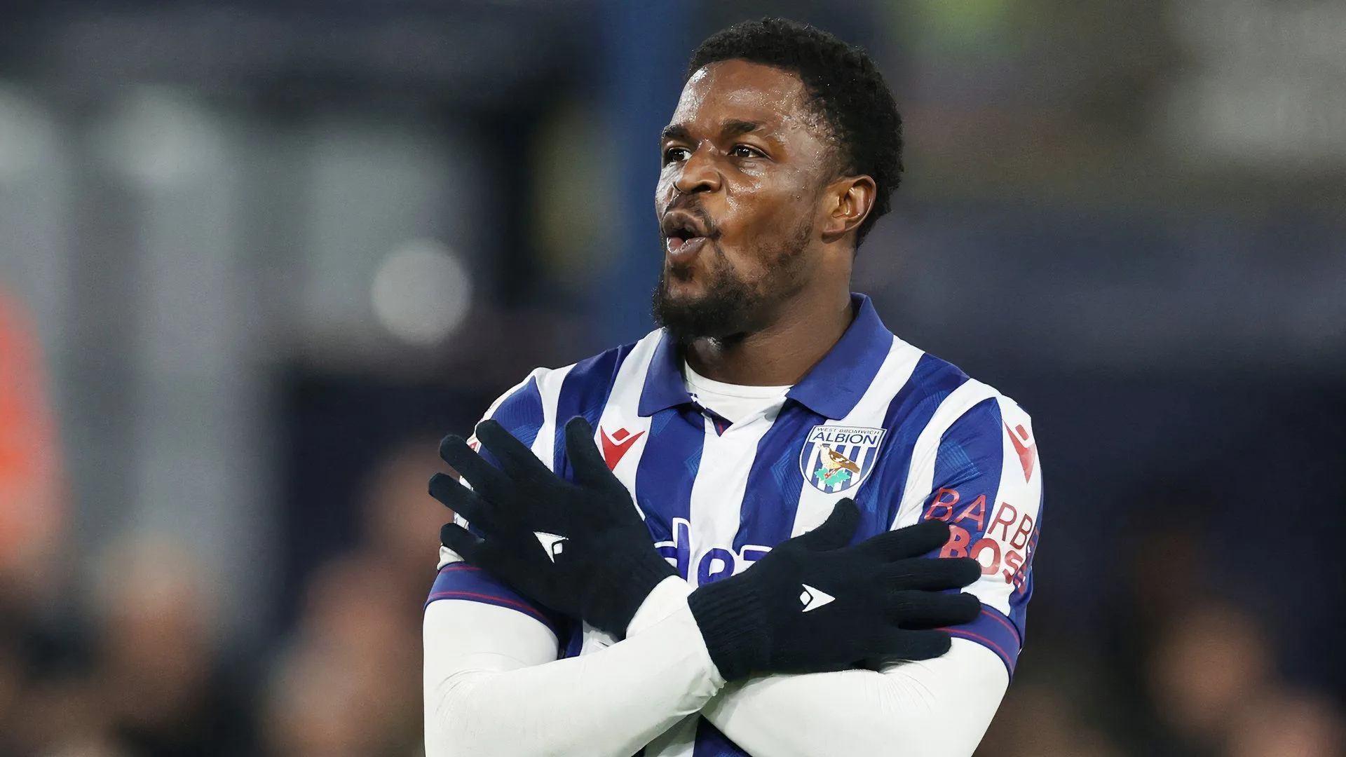 Tiền đạo Josh Maja trong màu áo West Brom, cầu thủ chủ chốt của đội bóng.
