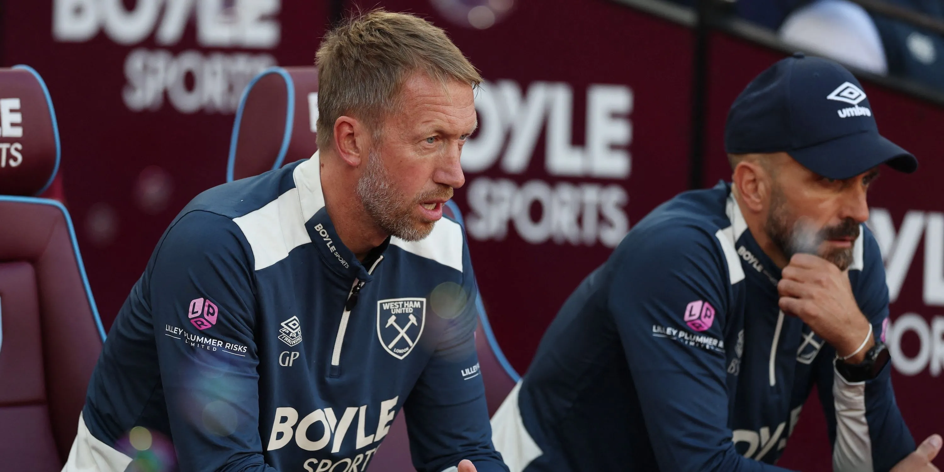 HLV Graham Potter của West Ham United đối mặt với áp lực lớn