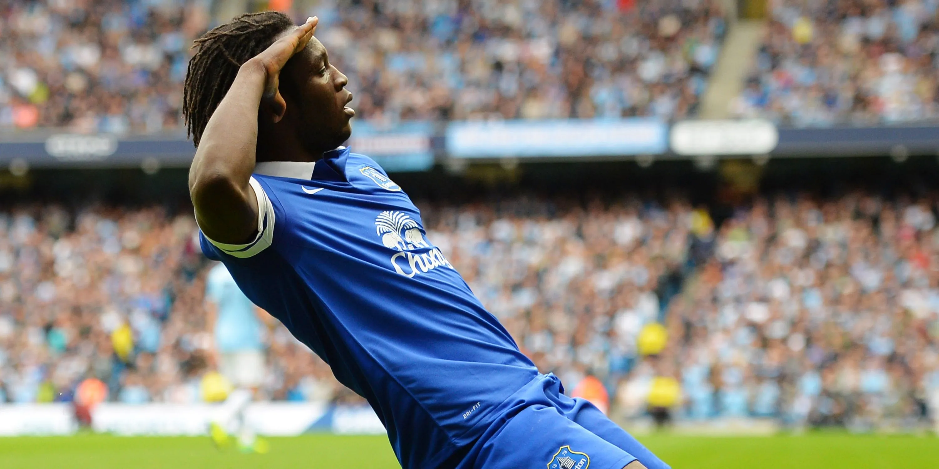 Tiền đạo Romelu Lukaku, người từng là trụ cột hàng công của Everton.