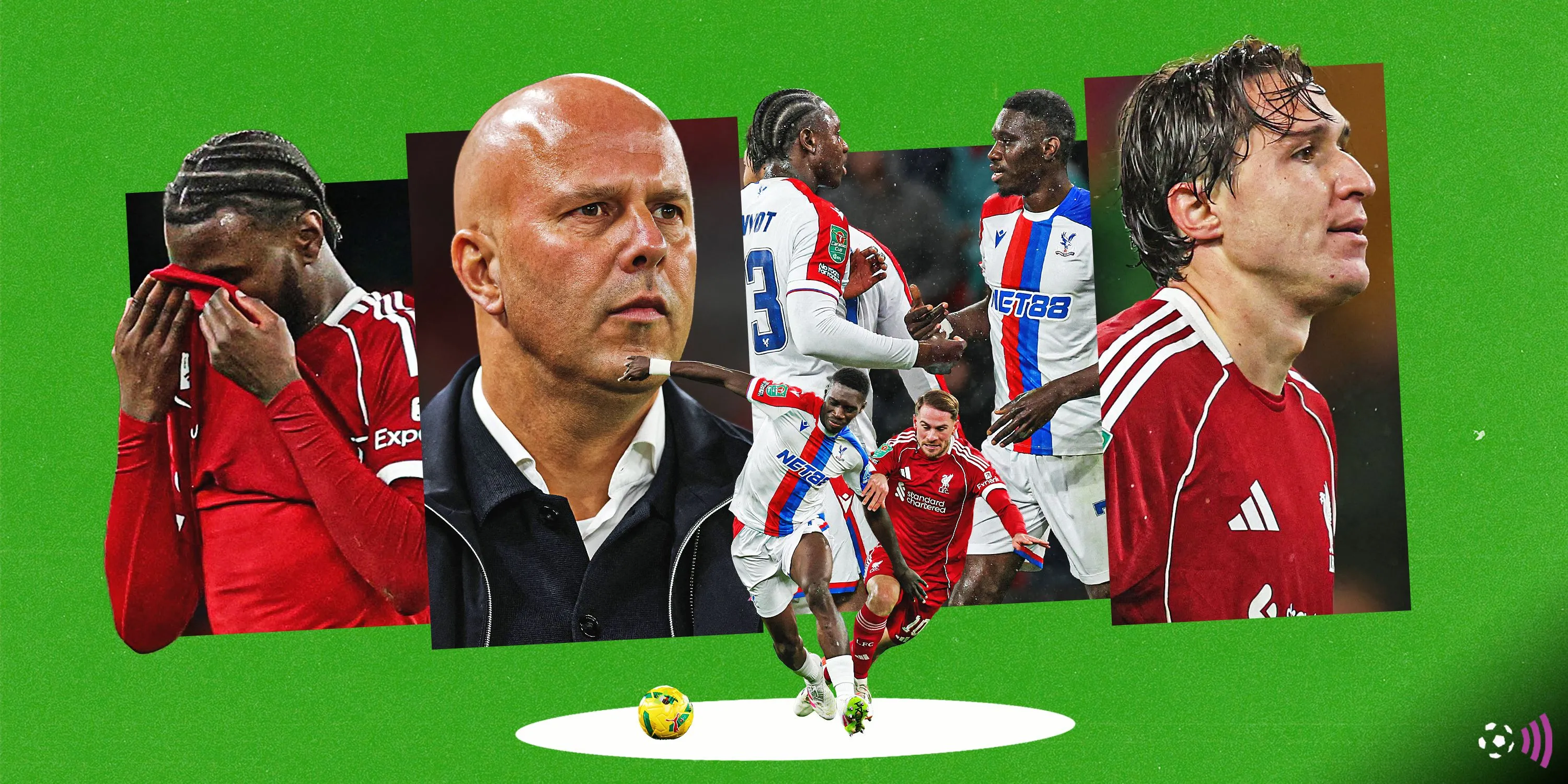 Arne Slot cảm ơn CĐV Liverpool tại Anfield sau trận thua Crystal Palace ở Carabao Cup