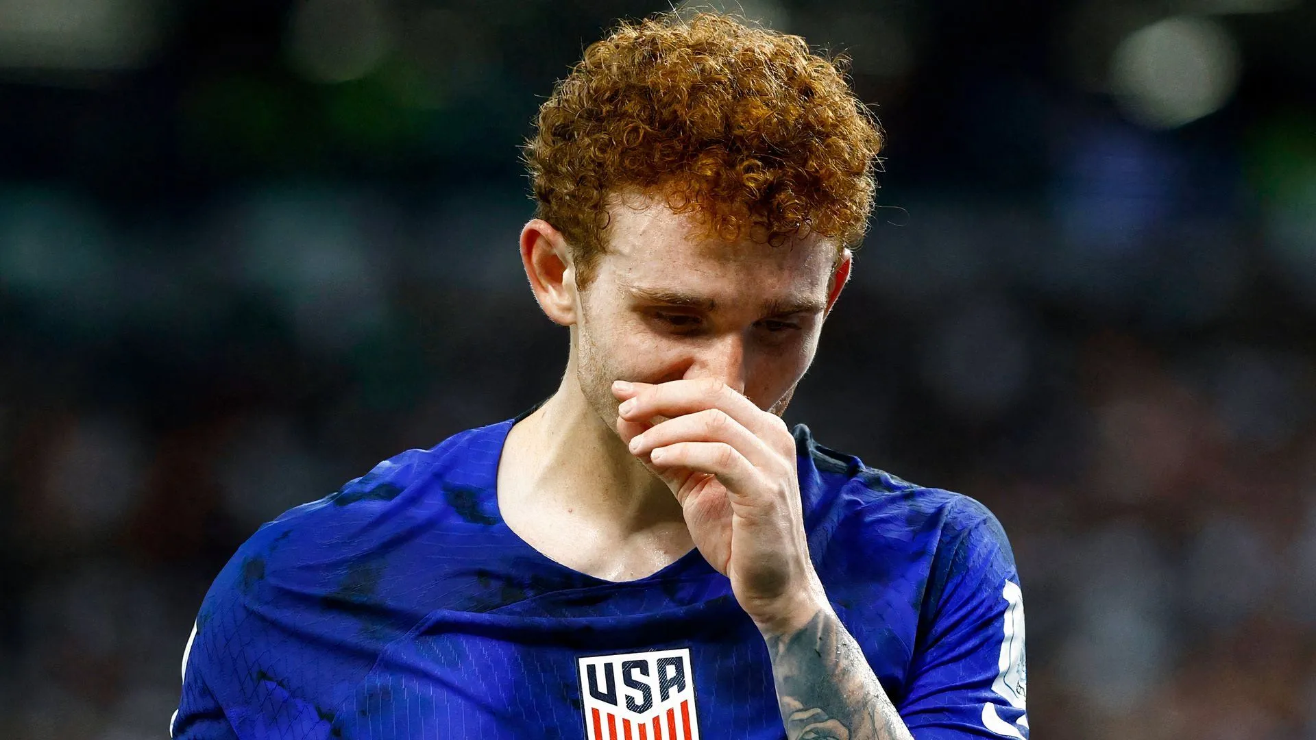 Josh Sargent trong màu áo tuyển Mỹ và Norwich, minh họa cho tham vọng quốc tế và đóng góp cho CLB