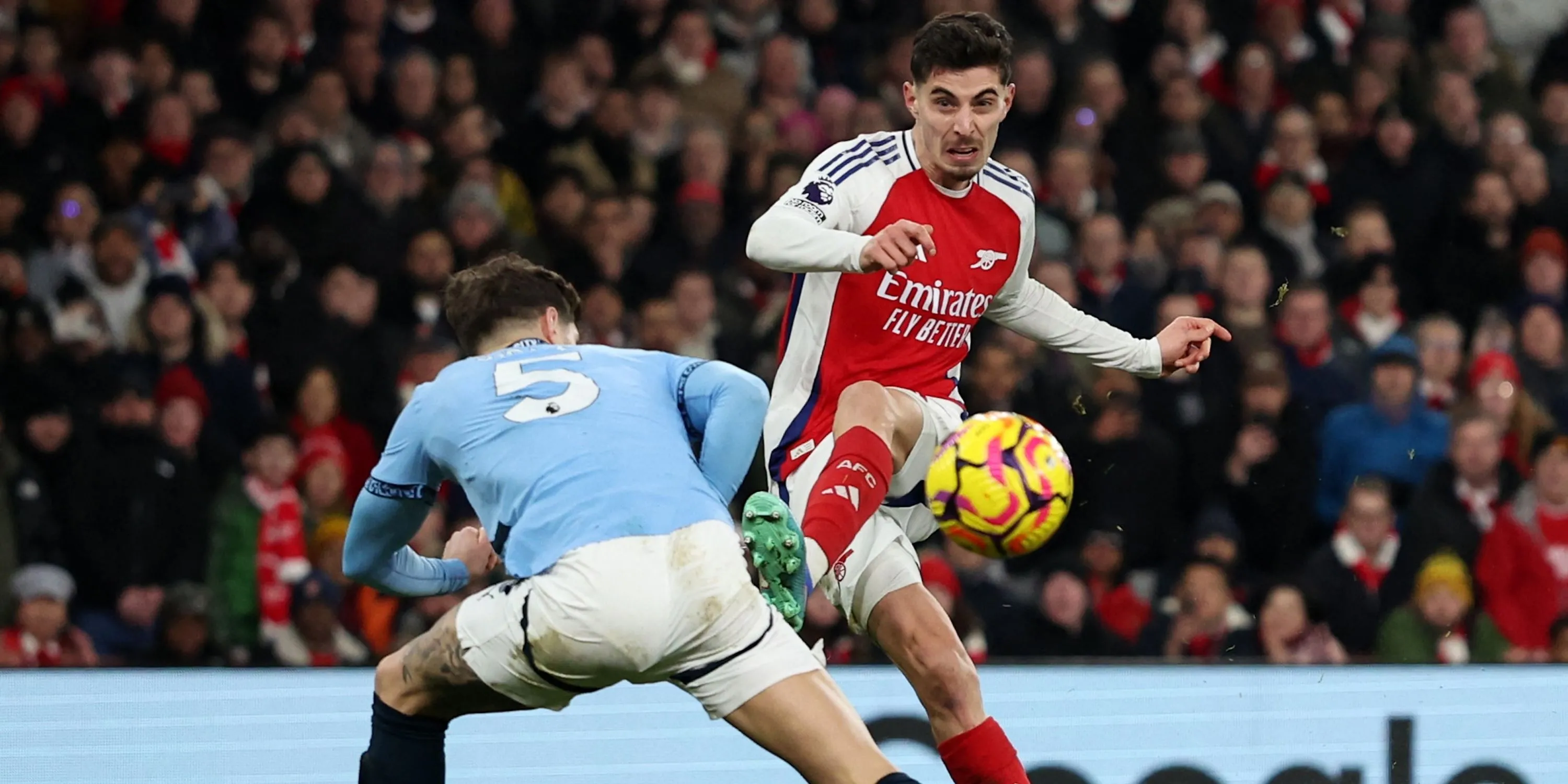 Kai Havertz ăn mừng bàn thắng cho Arsenal, hình ảnh tiền đạo đang hồi phục