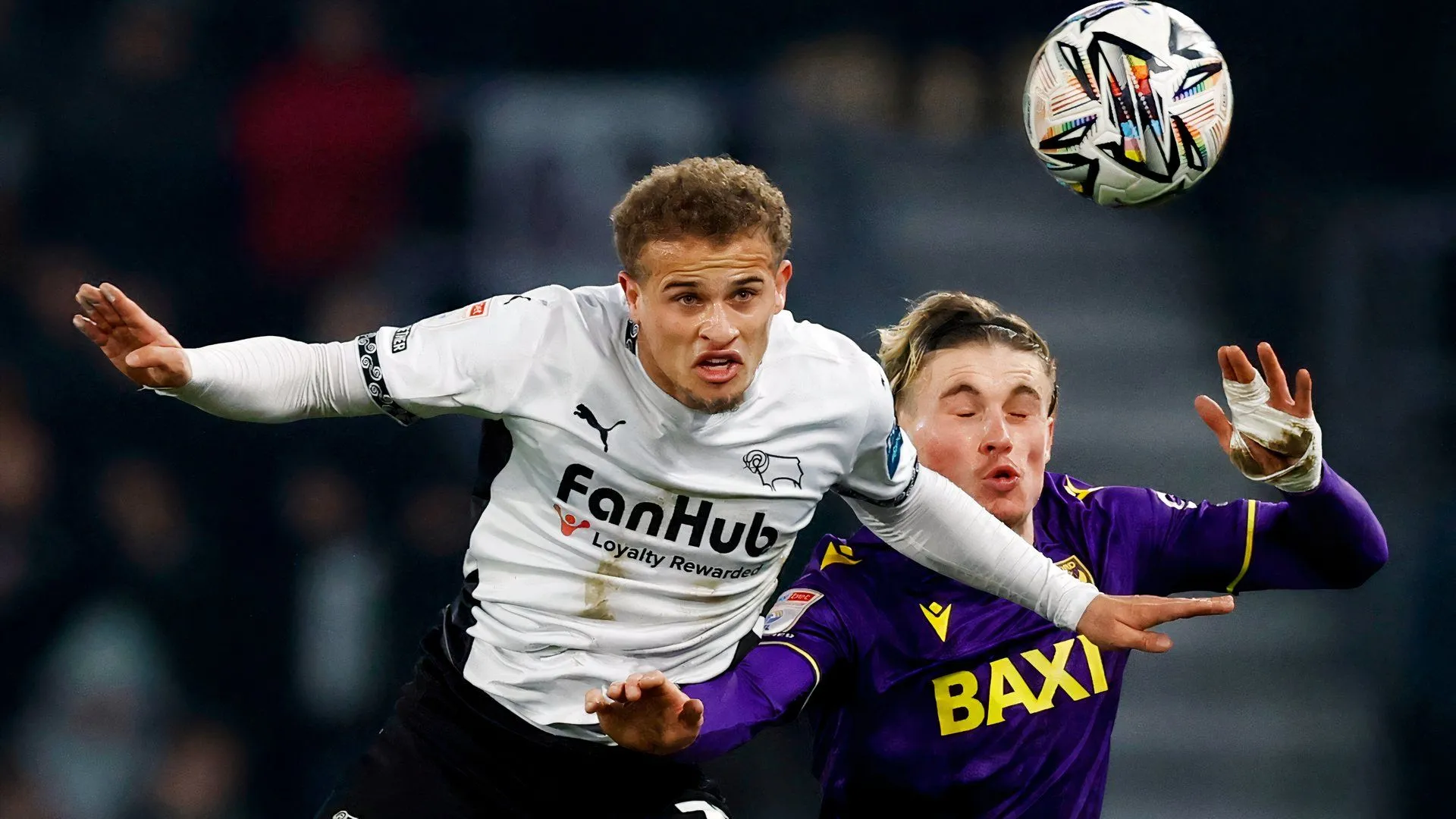 Kenzo Goudmijn trong màu áo Derby County, mẫu tiền vệ số 10 có khả năng tạo cơ hội và kiến tạo